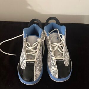 Jordan Kids Sneakers - Black, Blue, and White